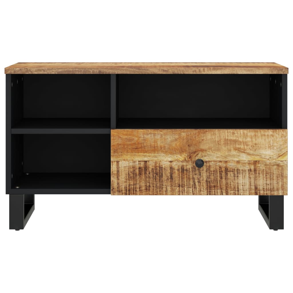 Tv-meubel 80x33x46 cm massief hergebruikt hout en bewerkt hout