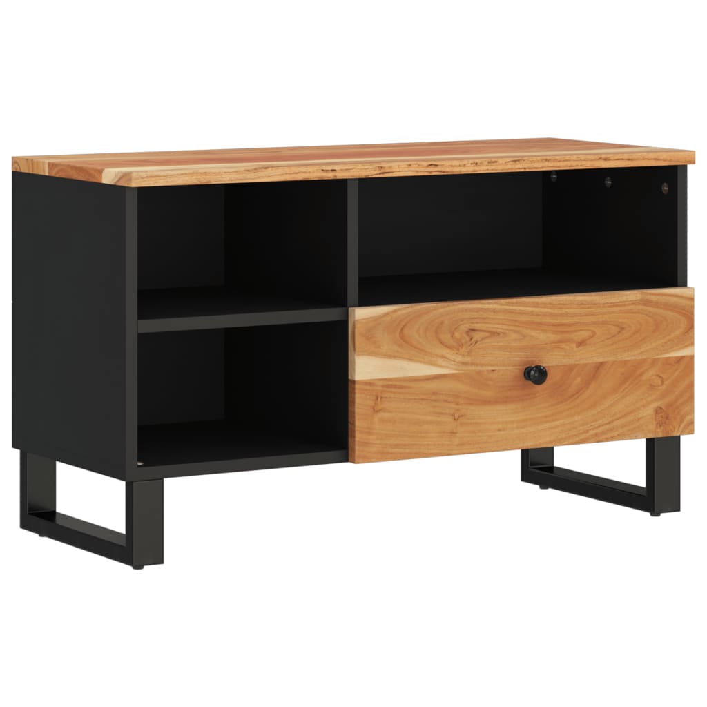 Tv-meubel 80x33x46 cm massief hergebruikt hout en bewerkt hout