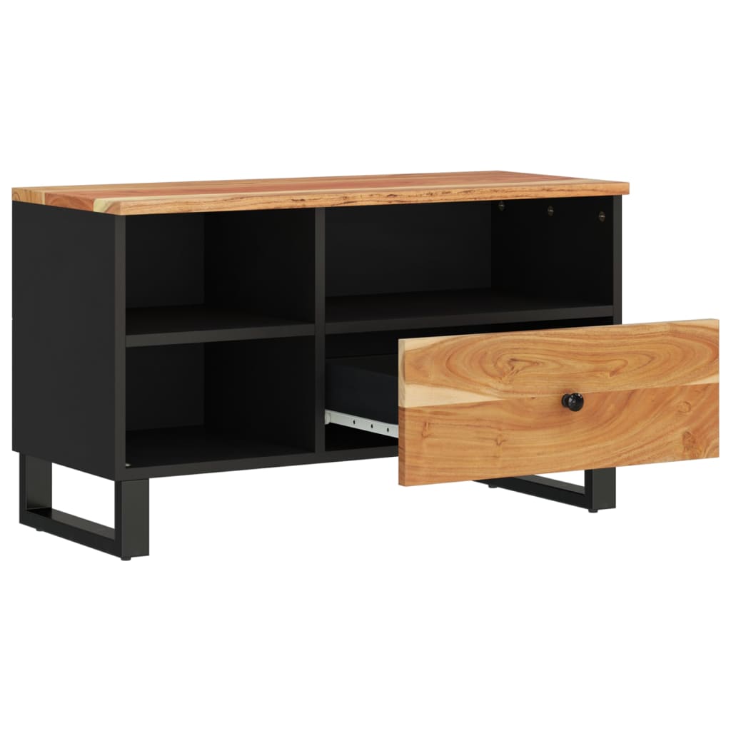 Tv-meubel 80x33x46 cm massief hergebruikt hout en bewerkt hout