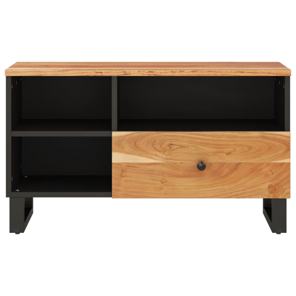 Tv-meubel 80x33x46 cm massief hergebruikt hout en bewerkt hout