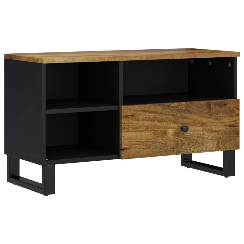 Tv-meubel 80x33x46 cm massief hergebruikt hout en bewerkt hout