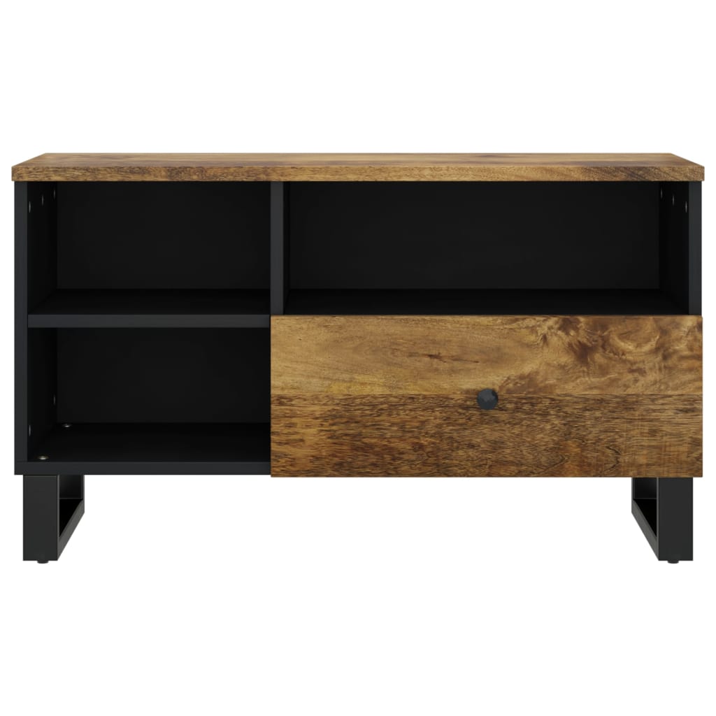 Tv-meubel 80x33x46 cm massief hergebruikt hout en bewerkt hout