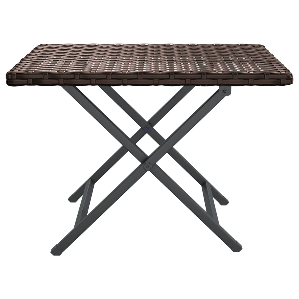 Tafel inklapbaar 45x35x32 cm poly rattan