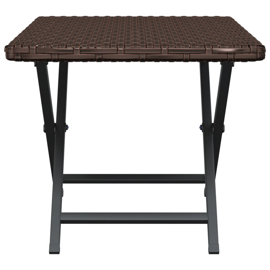 Tafel inklapbaar 45x35x32 cm poly rattan