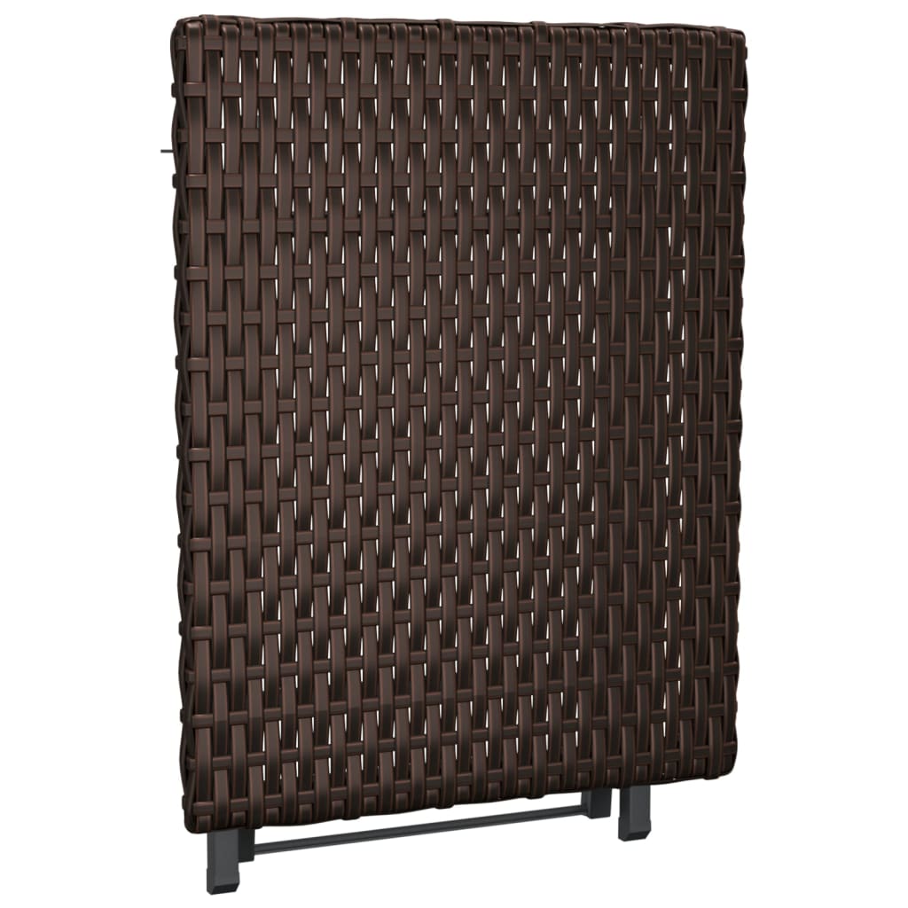 Tafel inklapbaar 45x35x32 cm poly rattan