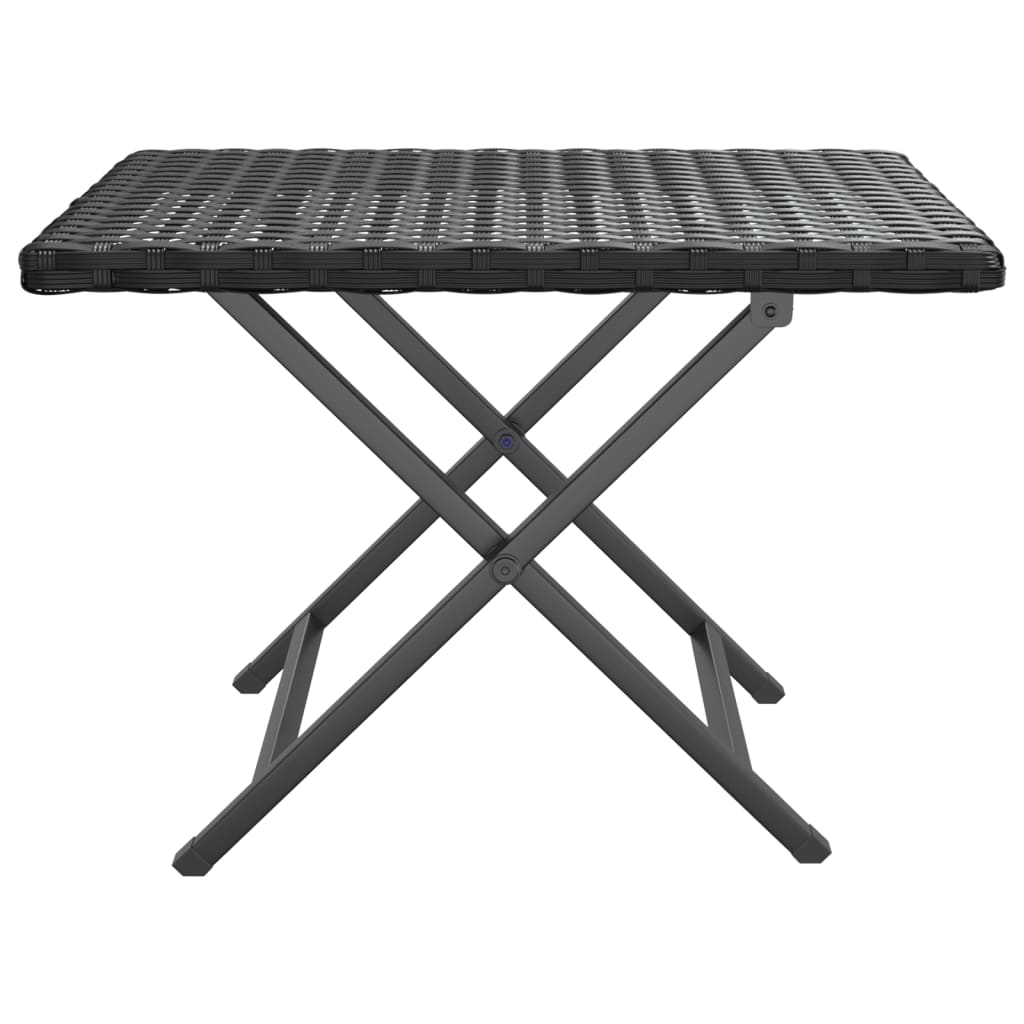 Tafel inklapbaar 45x35x32 cm poly rattan