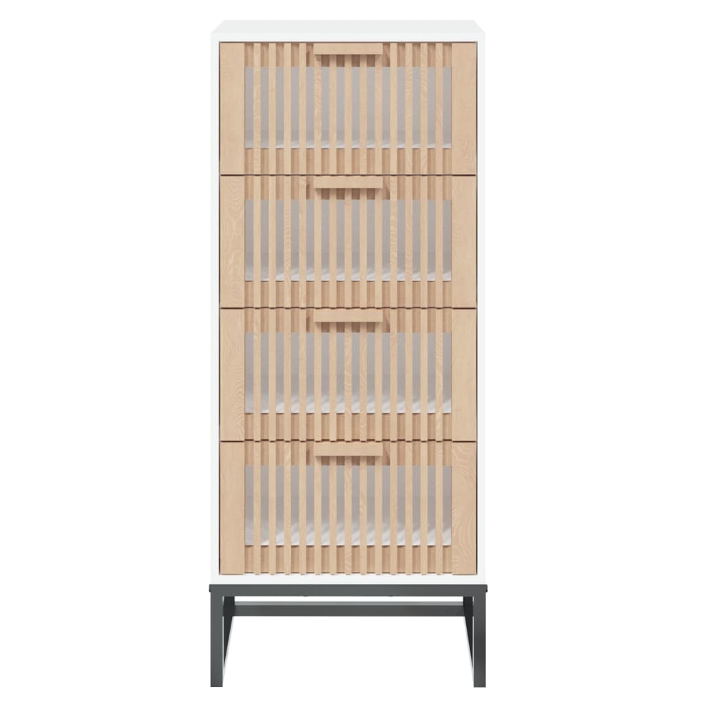 Hoge kast 40x30x95 cm bewerkt hout