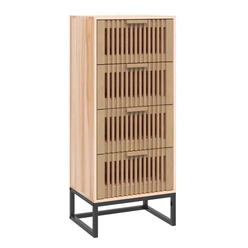 Hoge kast 40x30x95 cm bewerkt hout