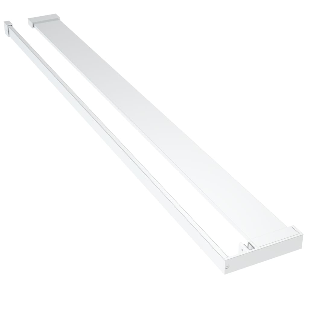 Wandschap voor inloopdouchewand 115 cm aluminium