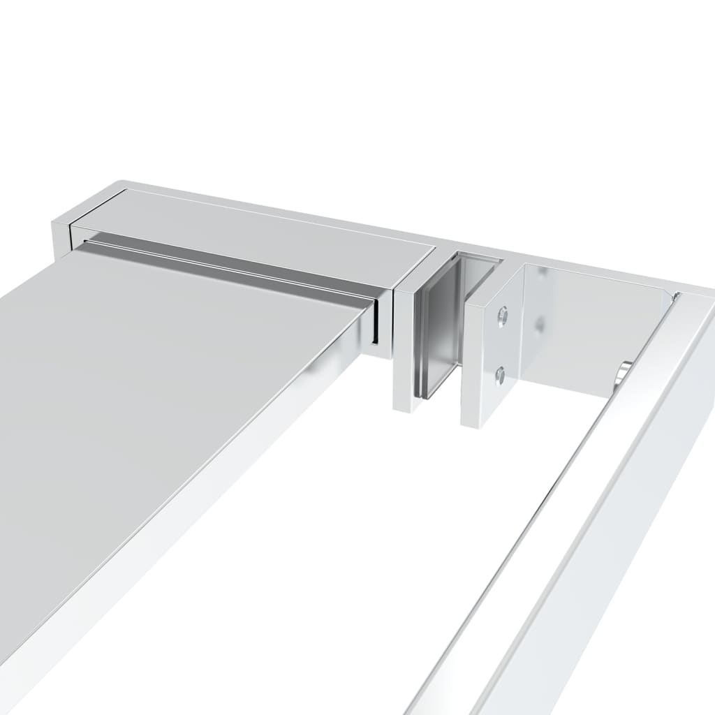 Wandschap voor inloopdouchewand 115 cm aluminium