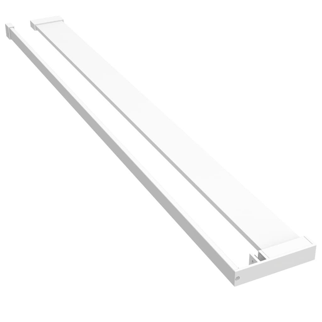 Wandschap voor inloopdouchewand 115 cm aluminium