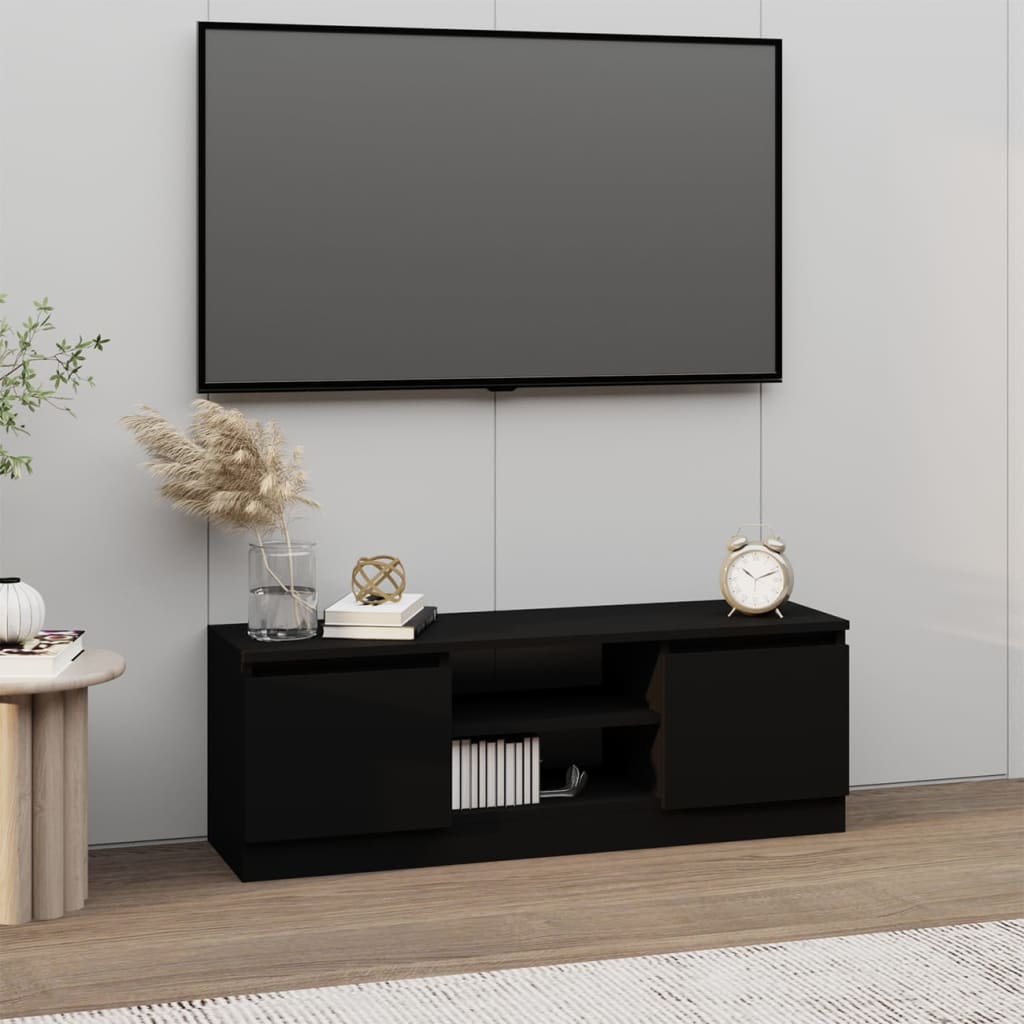 Tv-meubel met deur 102x30x36 cm