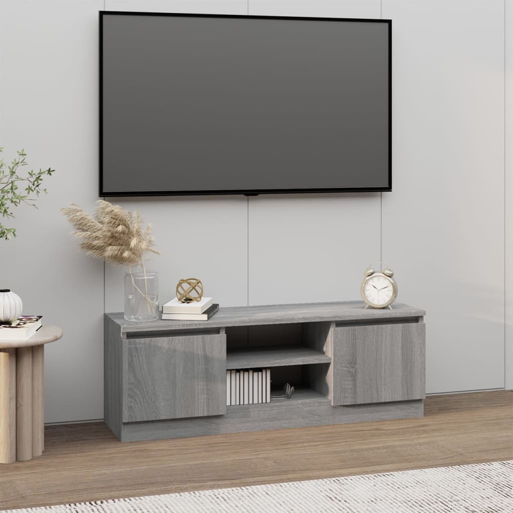 Tv-meubel met deur 102x30x36 cm