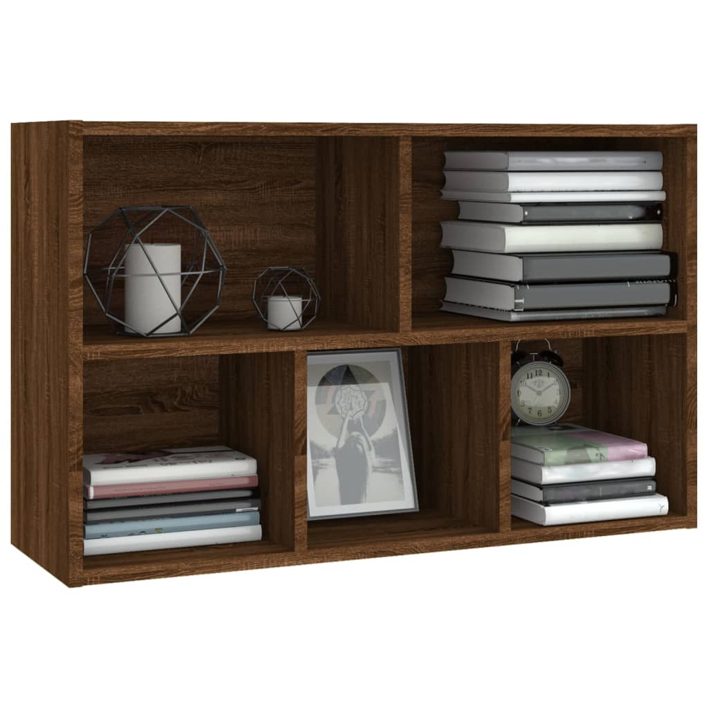 Boekenkast/dressoir 50x25x80 cm bewerkt hout