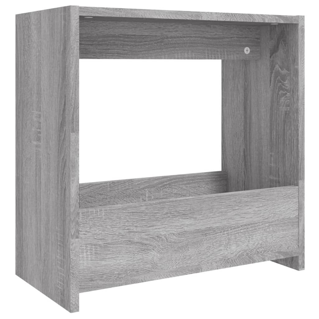 Bijzettafel 50x26x50 cm bewerkt hout