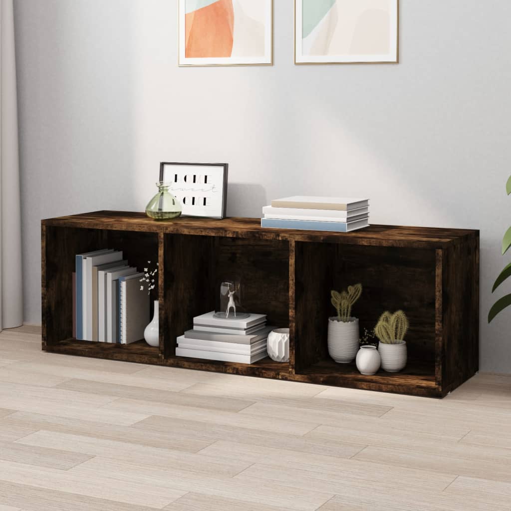 Boekenkast/tv-meubel 36x30x114 cm hout grijs sonoma eiken