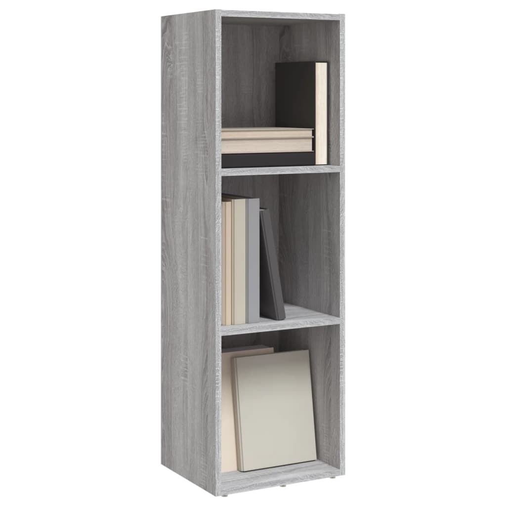 Boekenkast/tv-meubel 36x30x114 cm hout grijs sonoma eiken