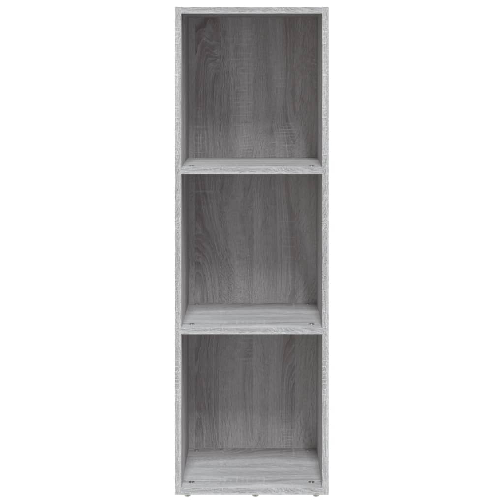 Boekenkast/tv-meubel 36x30x114 cm hout grijs sonoma eiken