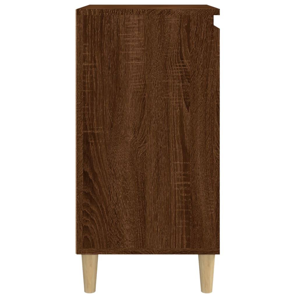 Nachtkastjes 2 st 40x35x70 cm bewerkt hout