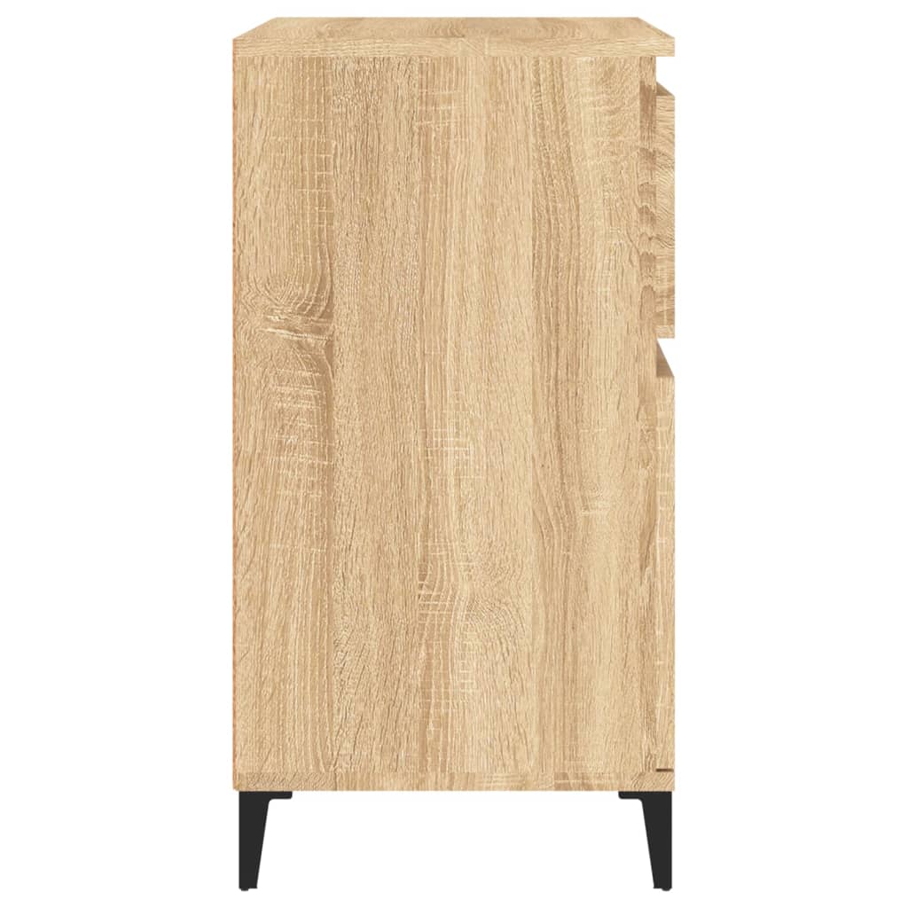 Dressoir 60x35x70 cm bewerkt hout