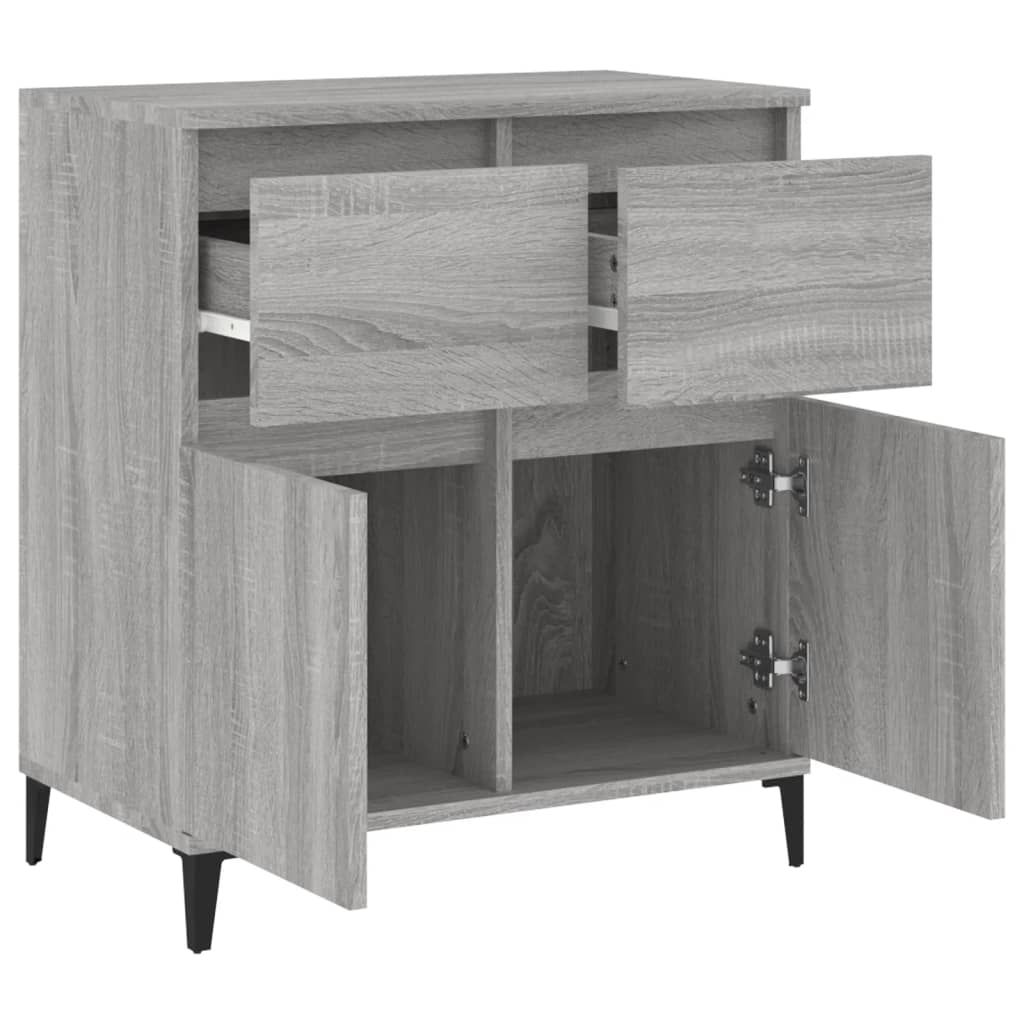 Dressoir 60x35x70 cm bewerkt hout