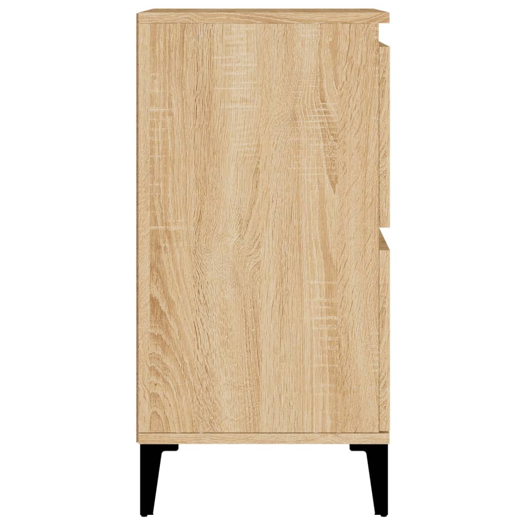 Dressoir 60x35x70 cm bewerkt hout