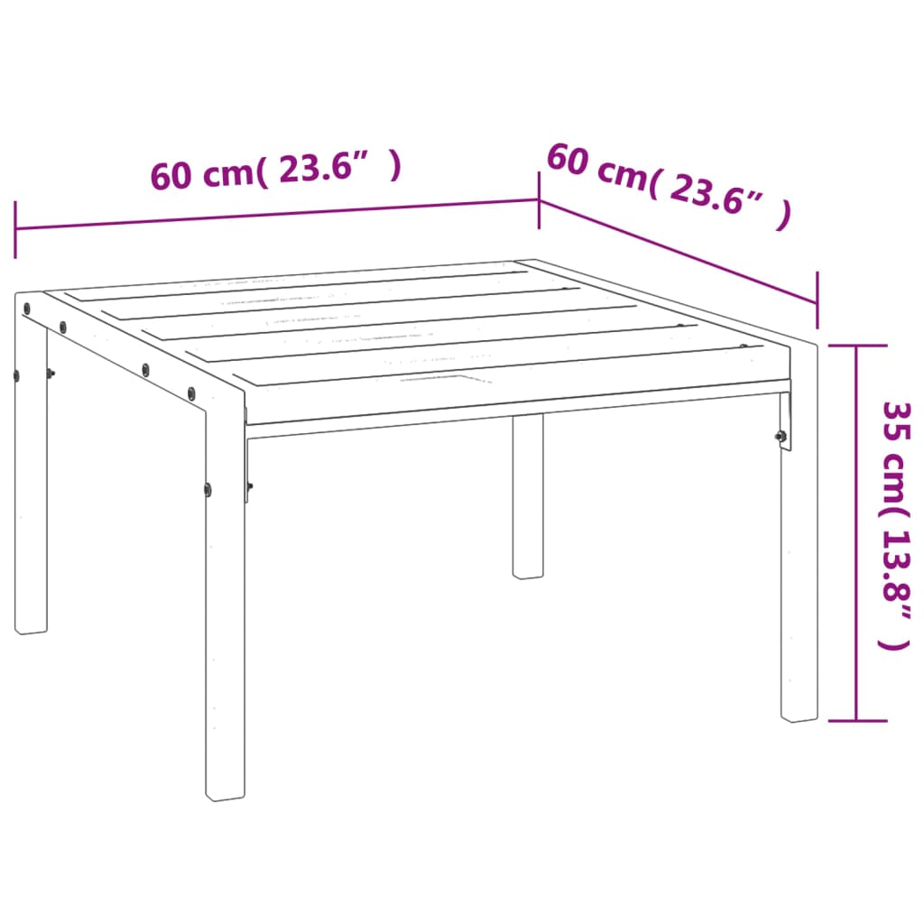 Tuinvoetenbanken met zandkleur kussens 2 st 60x60x35 cm staal