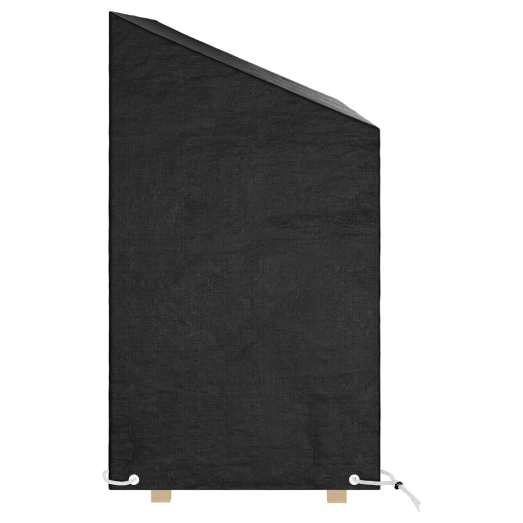 Tuinbankhoezen 2 st 8 oogjes 130x70x70/88 cm polyetheen