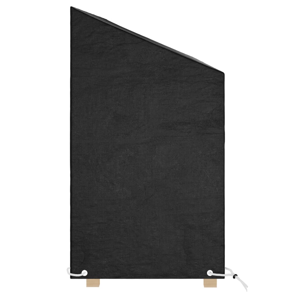 Tuinbankhoezen 2 st 8 oogjes 130x70x70/88 cm polyetheen