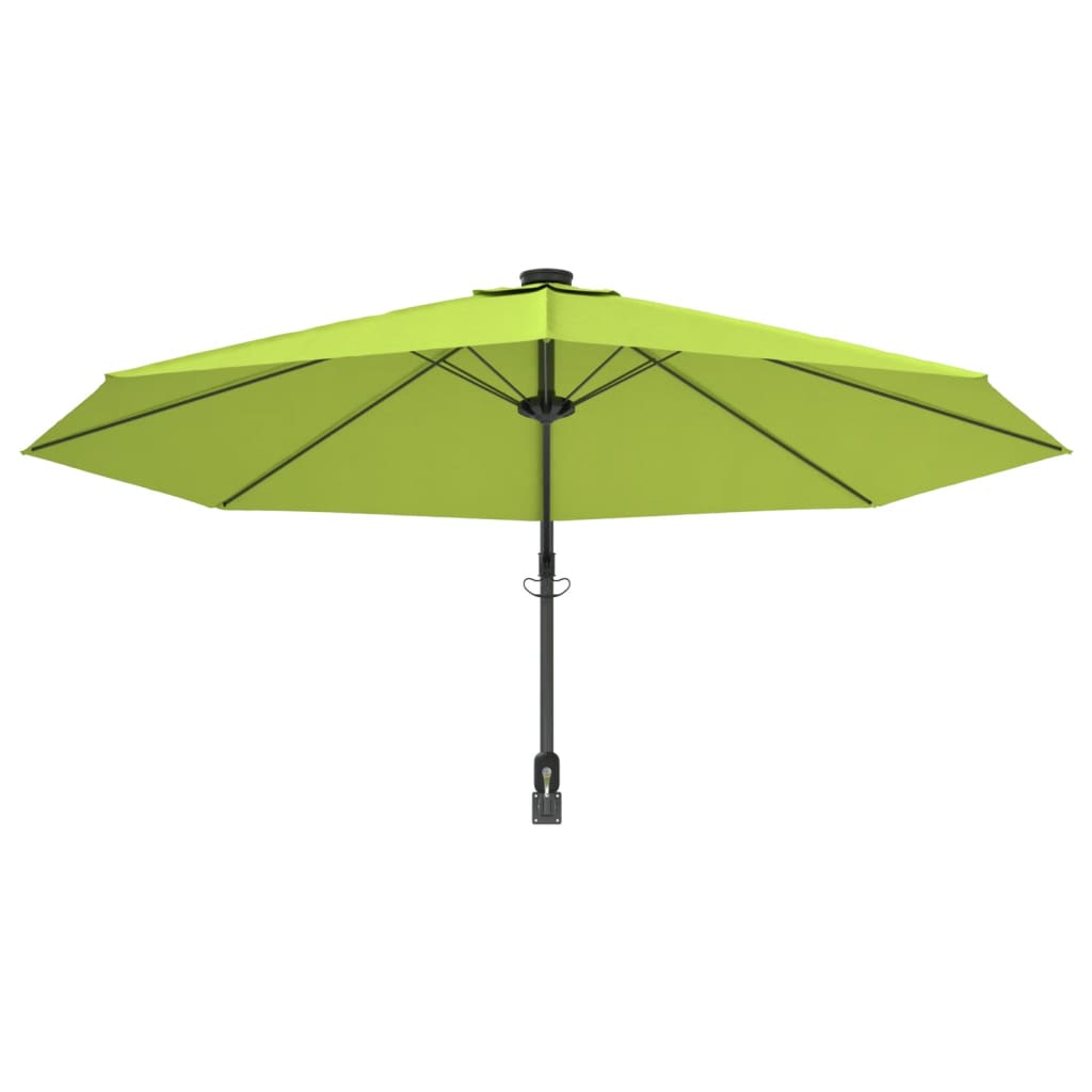 Wandparasol 290 cm geel