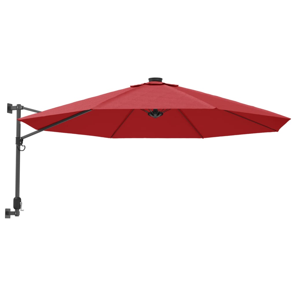 Wandparasol 290 cm geel