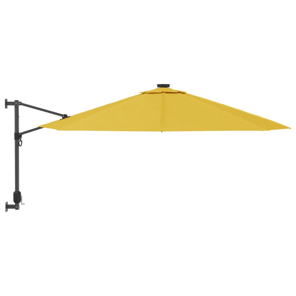 Wandparasol met LEDs 290 cm