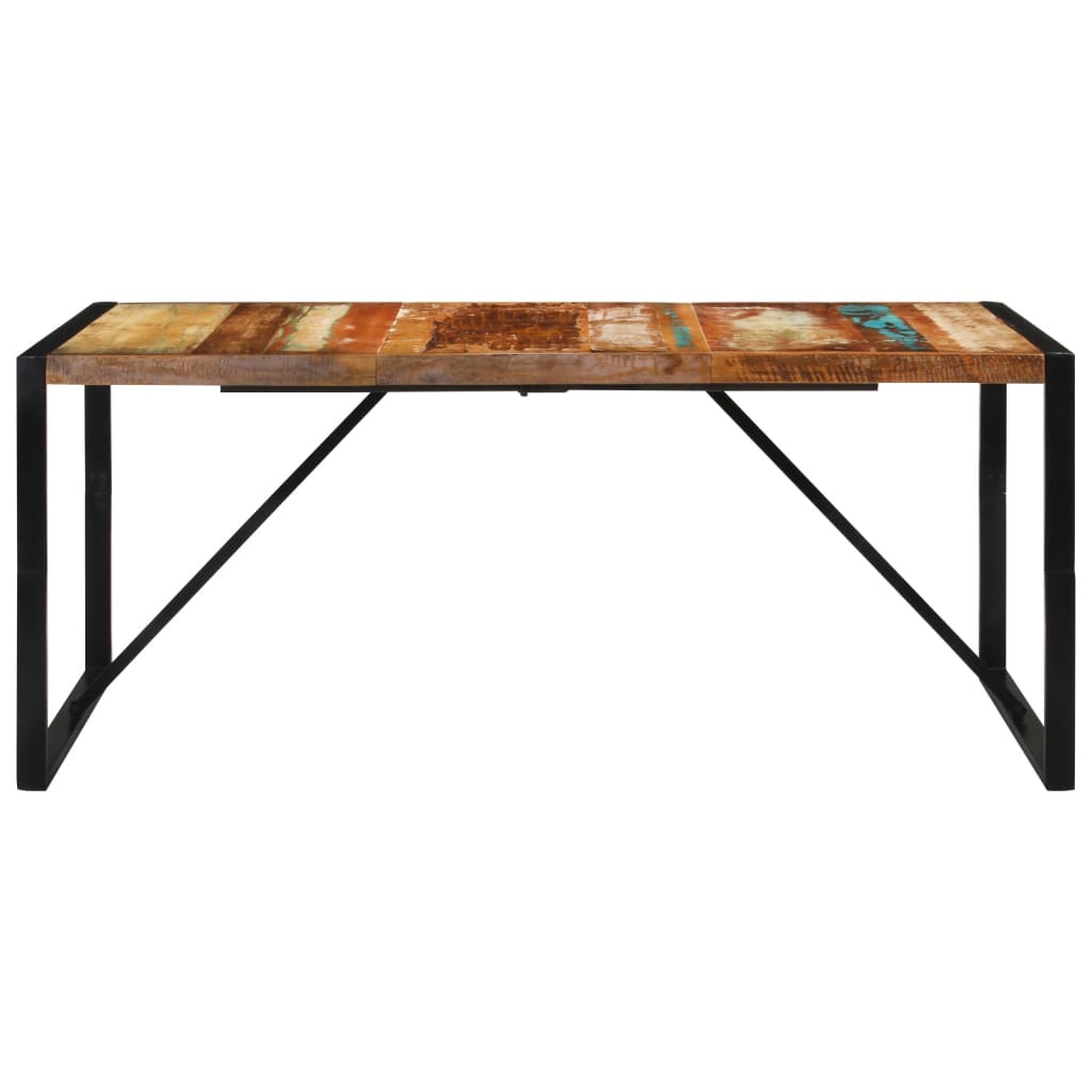 Eettafel 180 cm massief ruw mangohout