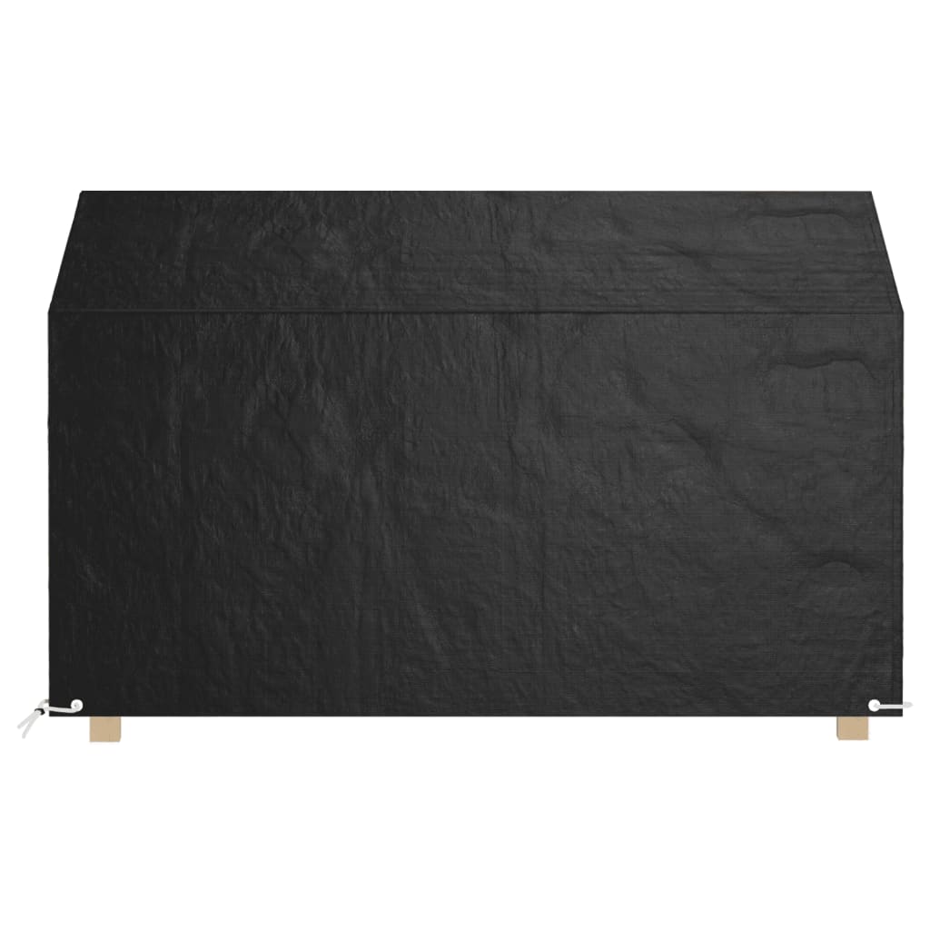 Tuinbankhoezen 2 st 8 oogjes 130x70x70/88 cm polyetheen