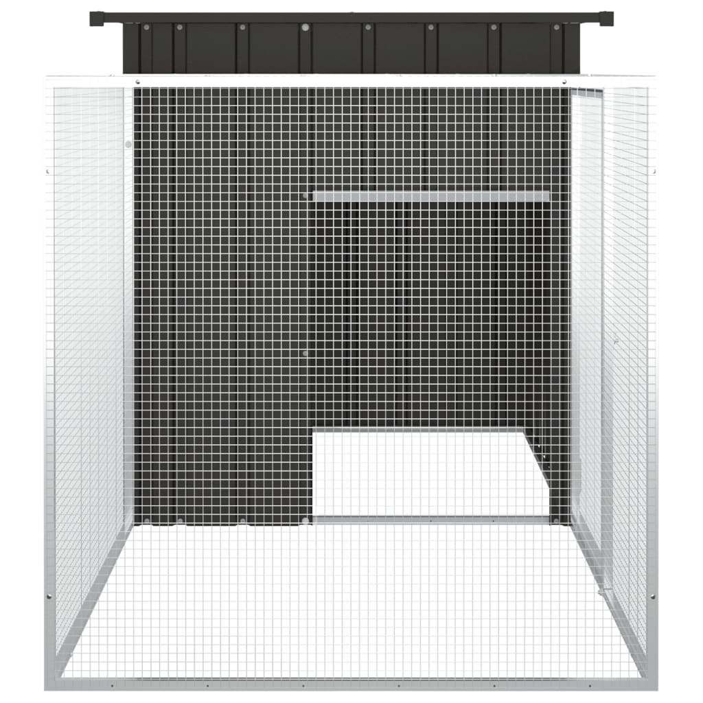 Konijnenhok 200x91x100 cm gegalvaniseerd staal