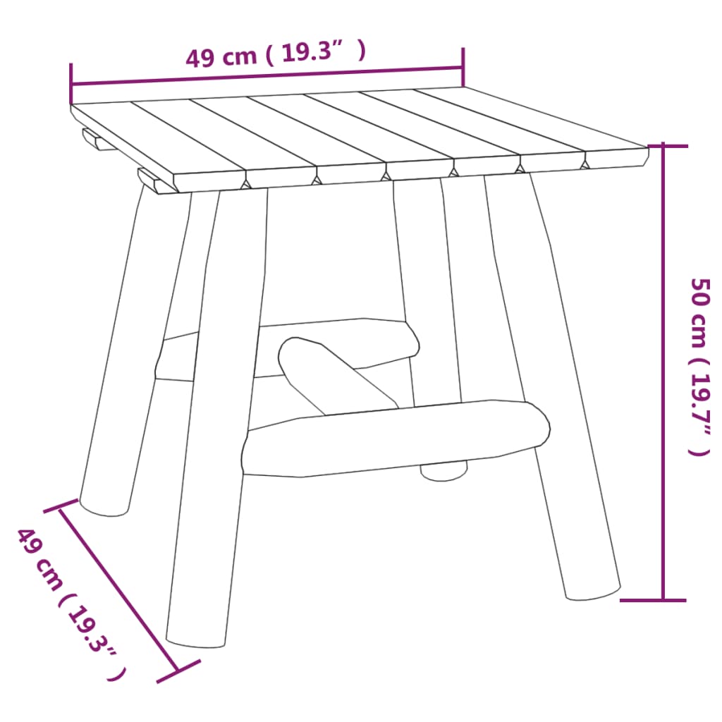 Tuinbank 2-zits 119x85x98 cm massief vurenhout