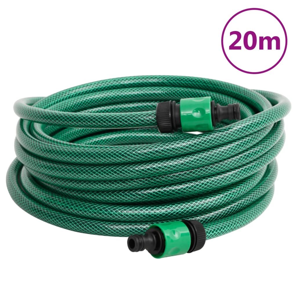 Zwembadslang 100 m PVC groen