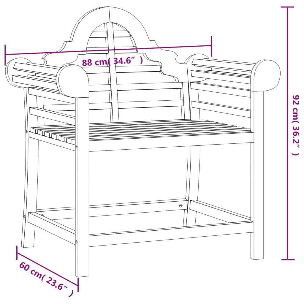 Tuinstoelen 2 st 91x62x94 cm massief teakhout