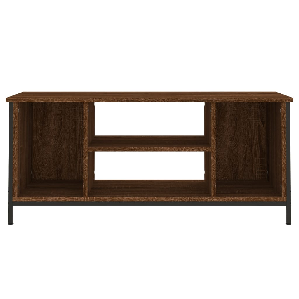 Tv-meubel 102x35x45 cm bewerkt hout eikenkleurig