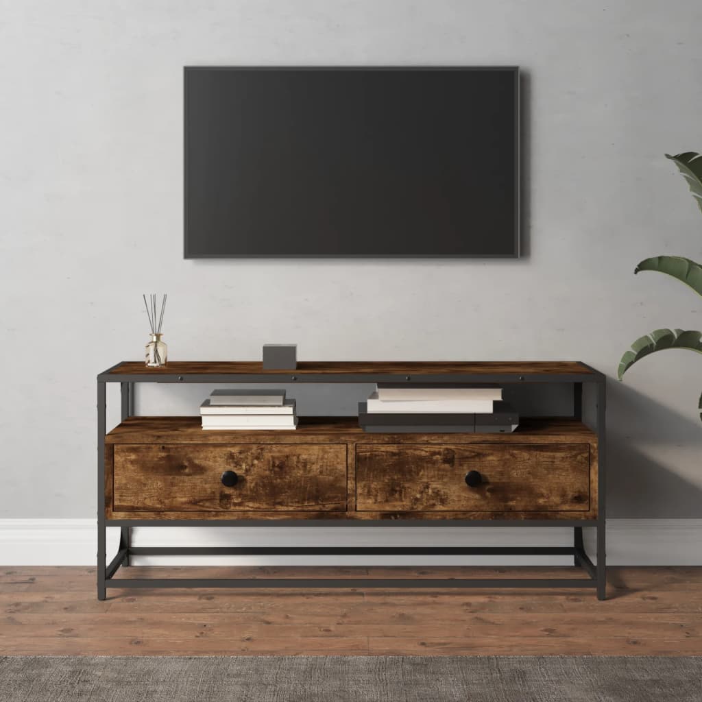 Tv-meubel 80x35x45 cm bewerkt hout sonoma eikenkleurig