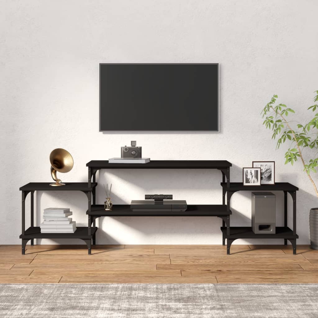 Tv-meubel 157x35x52 cm bewerkt hout eikenkleurig