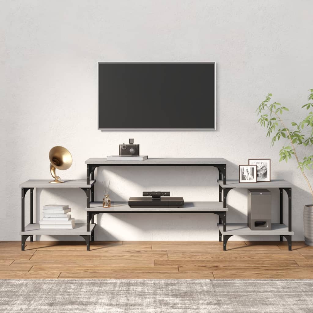 Tv-meubel 157x35x52 cm bewerkt hout eikenkleurig