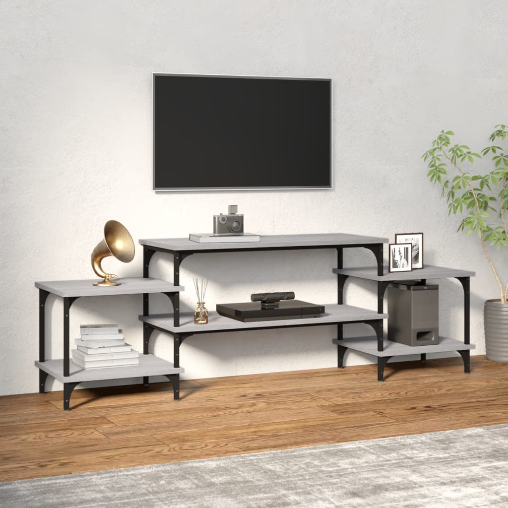 Tv-meubel 157x35x52 cm bewerkt hout eikenkleurig