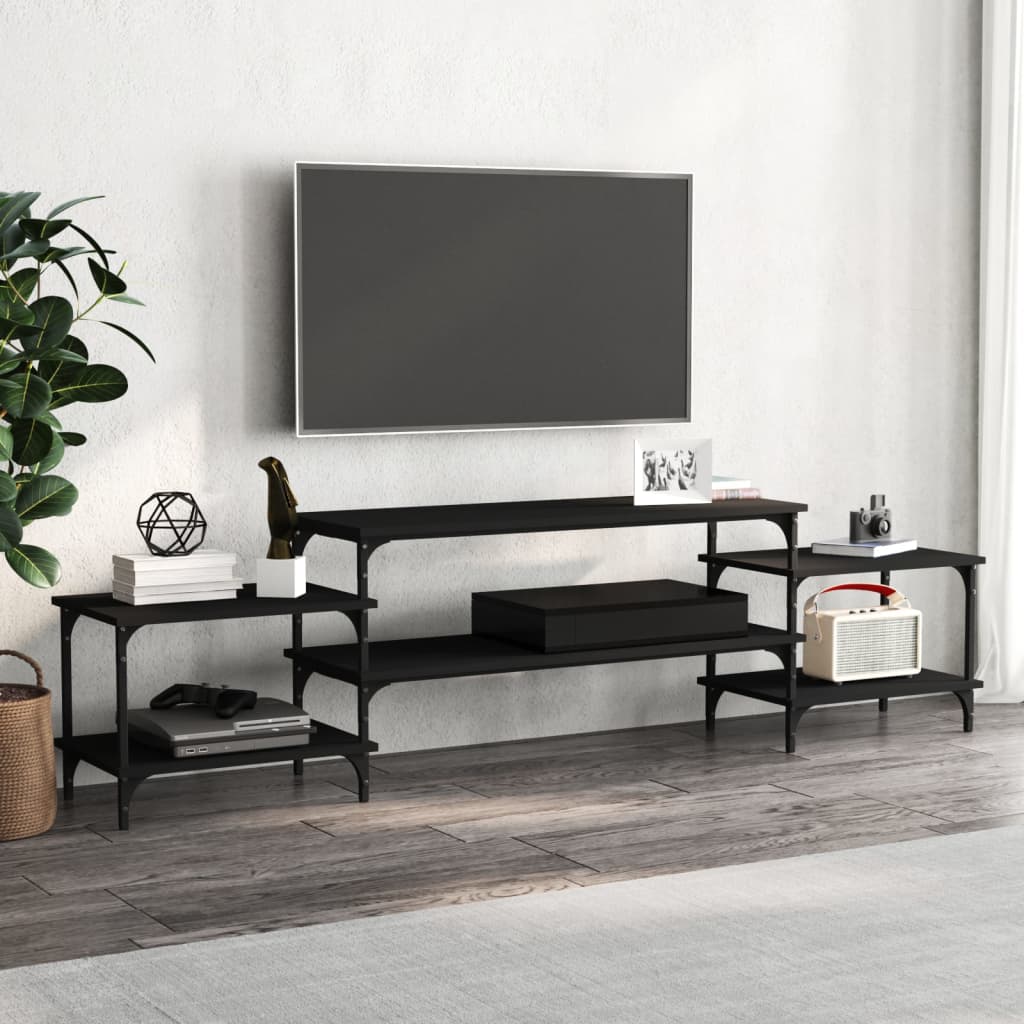 Tv-meubel 157x35x52 cm bewerkt hout eikenkleurig