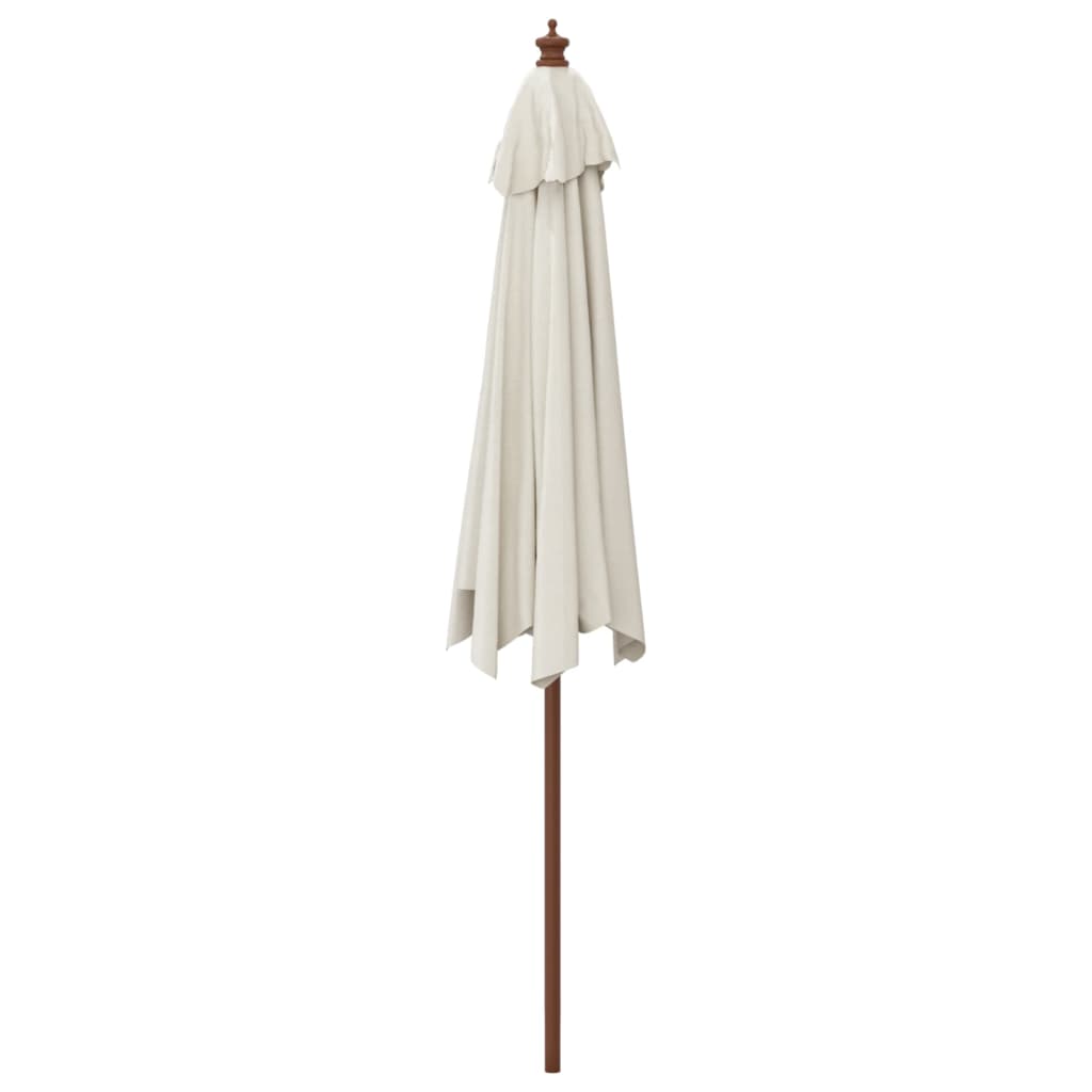 Parasol met houten paal 299x240 cm antracietkleurig