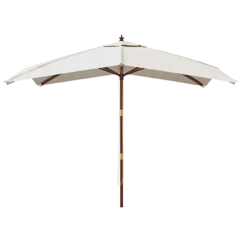 Parasol met houten paal 300x300x273 cm