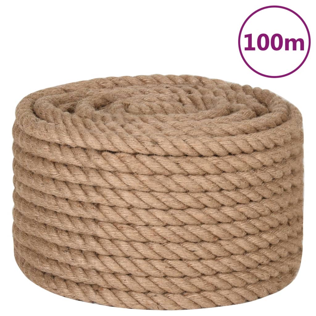 Touw 50 m lang 6 mm dik jute