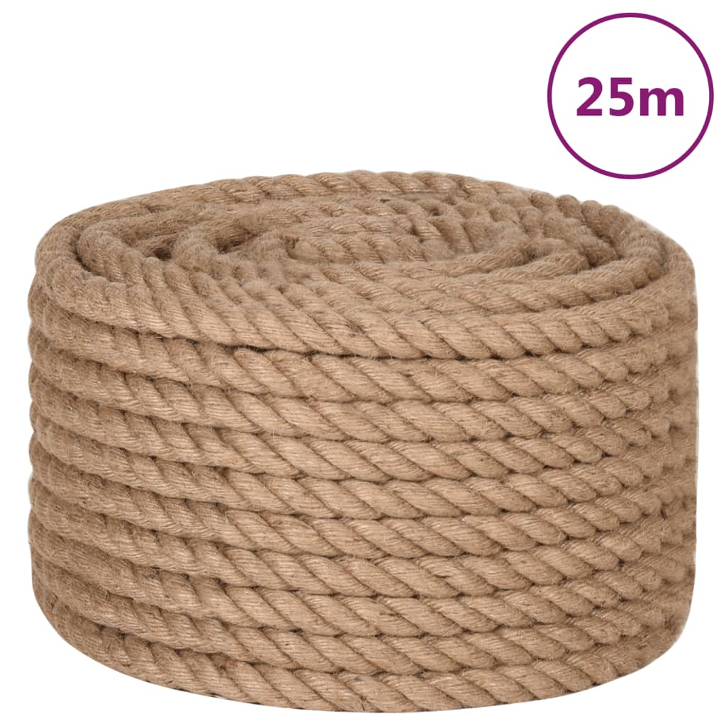 Touw 25 m lang 36 mm dik jute