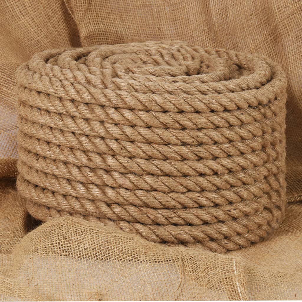 Touw 25 m lang 36 mm dik jute