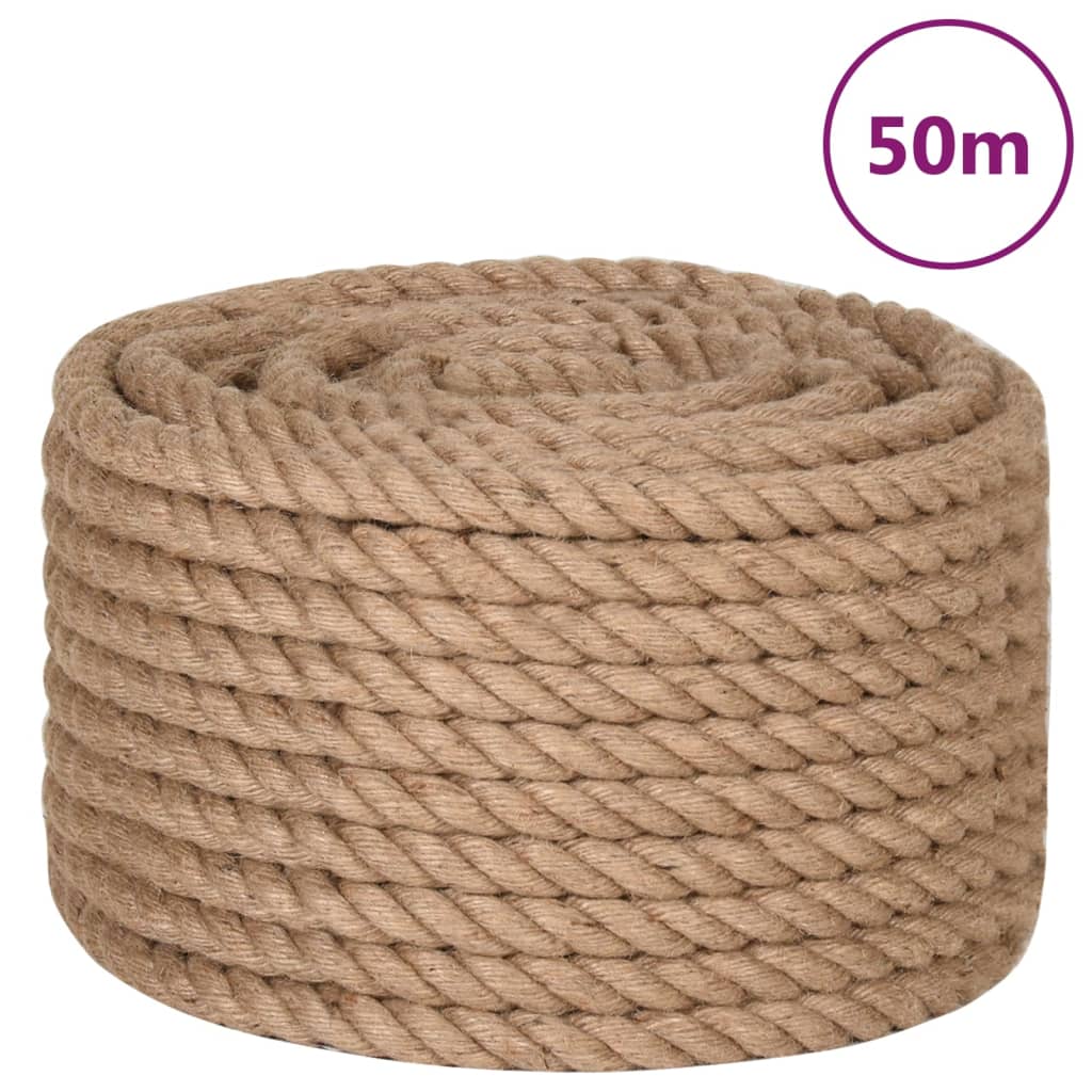 Touw 50 m lang 6 mm dik jute